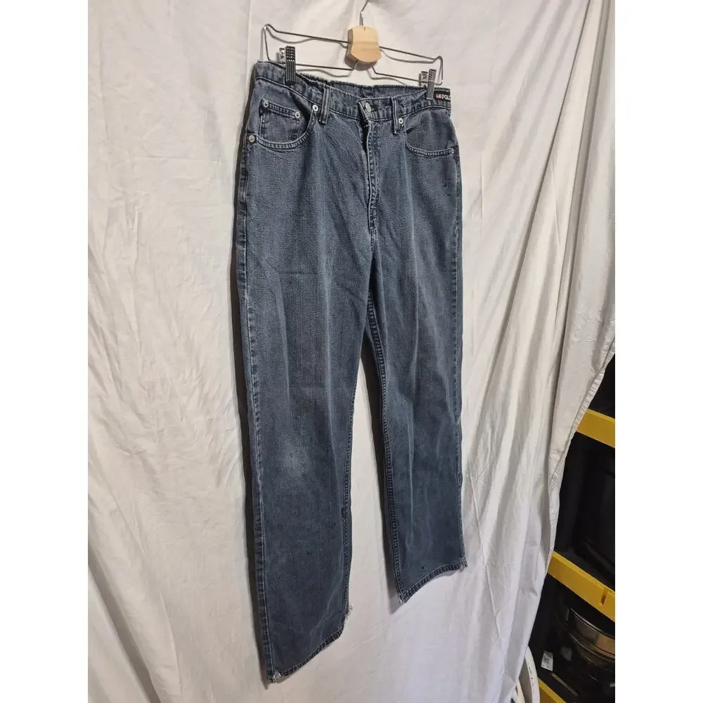Polo Jeans Company Men’s Blue Denim Size 32/32 Jeans Straight Classic Fit